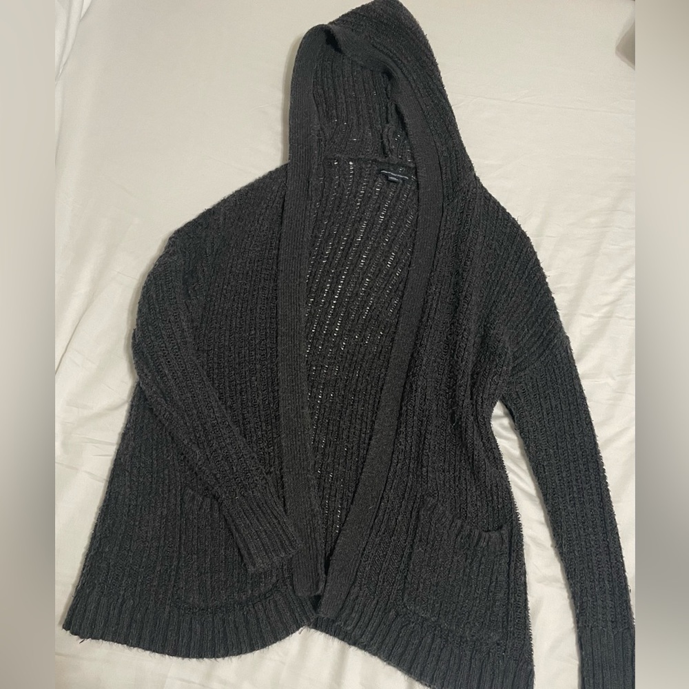 Charcoal AE cardigan